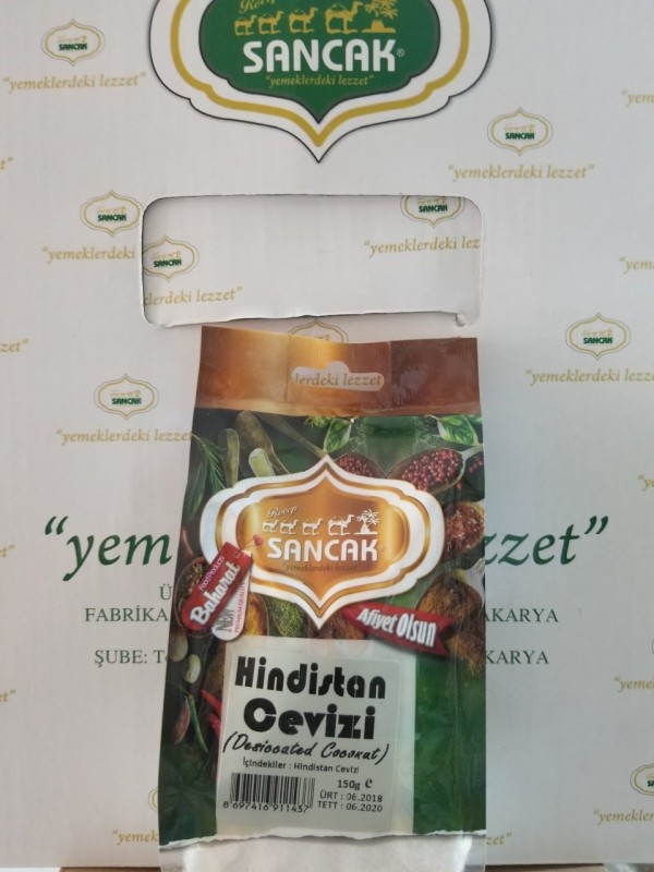 Hindistan Cevizi 125Gr x 10 Adet