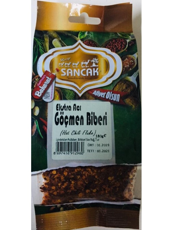 GÖÇMEN PULBİBERİ EKSTRA ACI 160 GR X 5 ADET