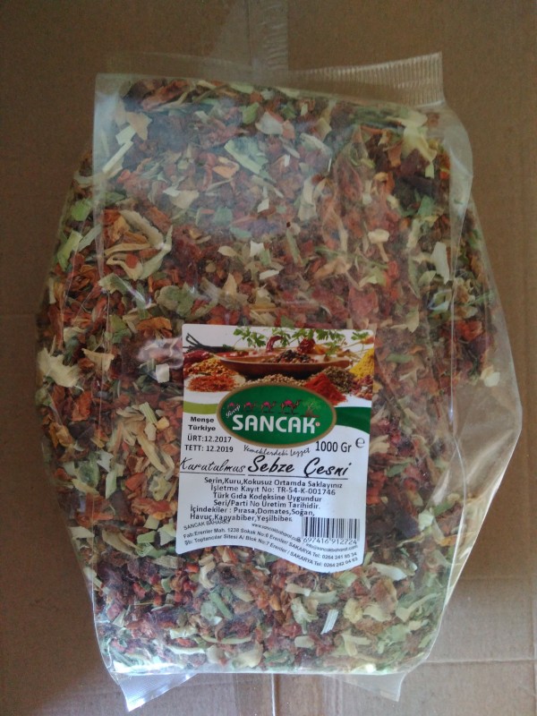 KURUTULMUŞ SEBZE ÇEŞNİ 1 KG